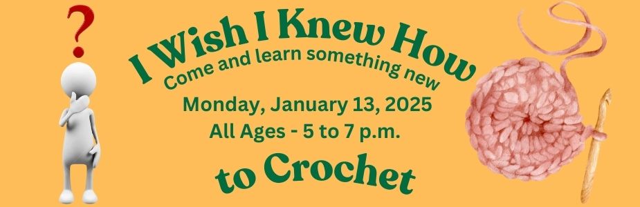 I wish I knew how to Crochet. January 13, 2025